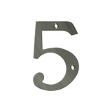 Deltana - 4'' Numbers, Solid Brass - Antique Nickel