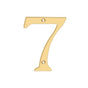Deltana - 4'' Numbers, Solid Brass - PVD Polished Brass
