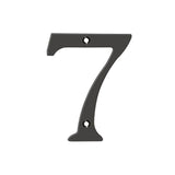 Deltana - 4'' Numbers, Solid Brass - Oil-rubbed Bronze