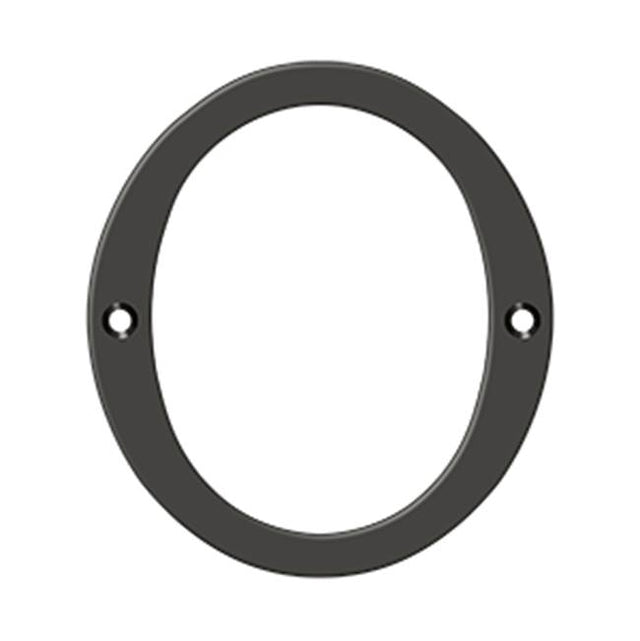 Deltana - 6'' Numbers, Solid Brass - Oil-rubbed Bronze