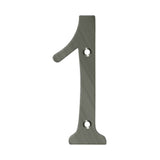 Deltana - 6'' Numbers, Solid Brass - Antique Nickel
