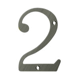 Deltana - 6'' Numbers, Solid Brass - Antique Nickel