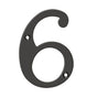 Deltana - 6'' Numbers, Solid Brass - Oil-rubbed Bronze