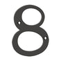 Deltana - 6'' Numbers, Solid Brass - Oil-rubbed Bronze