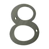 Deltana - 6'' Numbers, Solid Brass - Antique Nickel