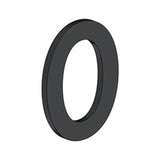 Deltana - 4'' NUMBER 0, B SERIES WITH RISERS, STAINLESS STEEL - Paint Black