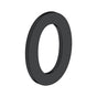 Deltana - 4'' NUMBER 0, B SERIES WITH RISERS, STAINLESS STEEL - Paint Black