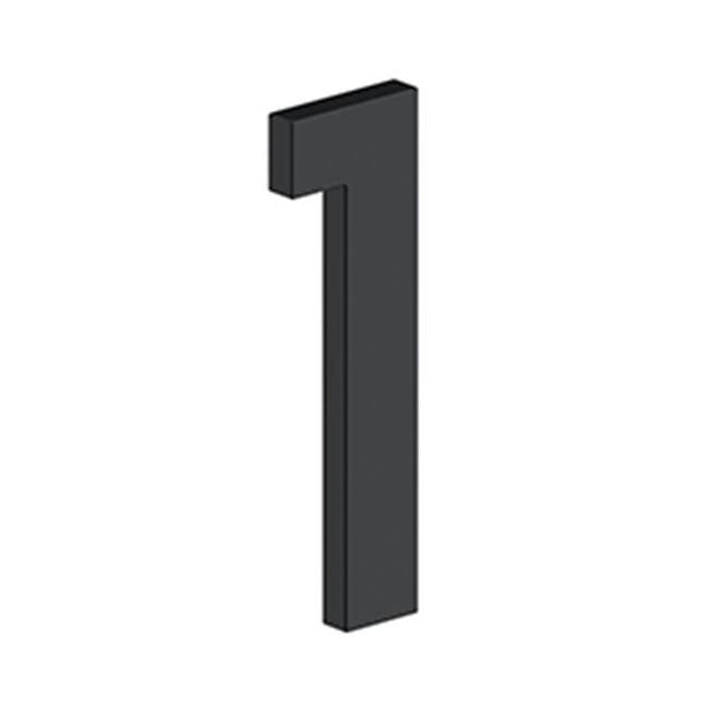 Deltana - 4'' NUMBER 1, B SERIES WITH RISERS, STAINLESS STEEL - Paint Black