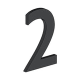 Deltana - 4'' NUMBER 2, B SERIES WITH RISERS, STAINLESS STEEL - Paint Black
