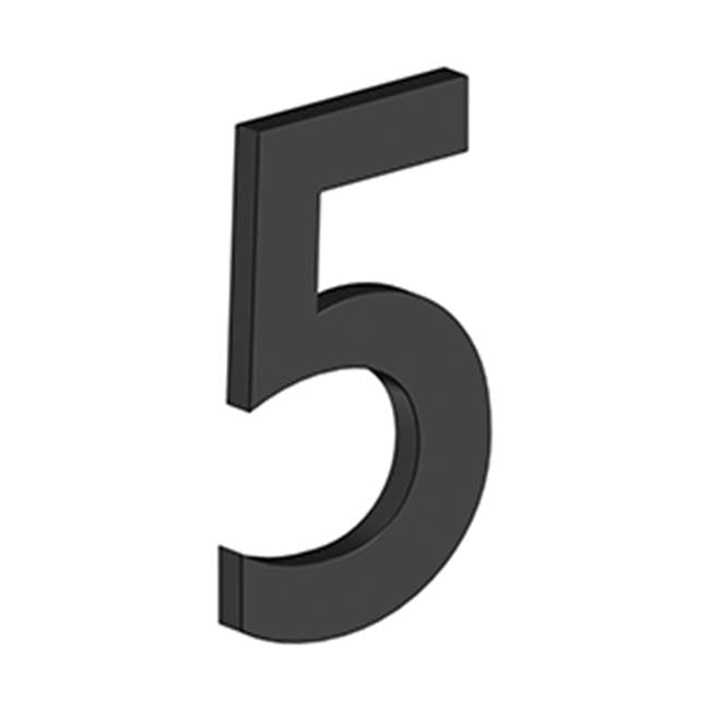 Deltana - 4'' NUMBER 5, B SERIES WITH RISERS, STAINLESS STEEL - Paint Black