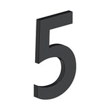 Deltana - 4'' NUMBER 5, B SERIES WITH RISERS, STAINLESS STEEL - Paint Black