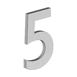 Deltana - 4'' NUMBER 5, B SERIES WITH RISERS, STAINLESS STEEL - Brushed Stainless