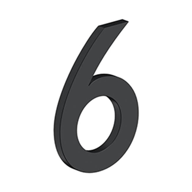 Deltana - 4'' NUMBER 6, B SERIES WITH RISERS, STAINLESS STEEL - Paint Black