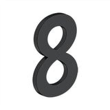 Deltana - 4'' NUMBER 8, B SERIES WITH RISERS, STAINLESS STEEL - Paint Black