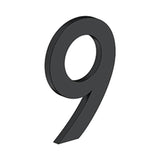 Deltana - 4'' NUMBER 9, B SERIES, STAINLESS STEEL - Paint Black