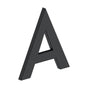 Deltana - 4'' LETTER A, B SERIES WITH RISERS, STAINLESS STEEL - Paint Black