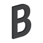 Deltana - 4'' LETTER B, B SERIES WITH RISERS, STAINLESS STEEL - Paint Black