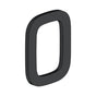 Deltana - 4'' Number 0, E Series with Risers, Stainless Steel - Paint Black