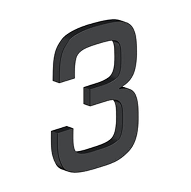 Deltana - 4'' NUMBER 3, E SERIES WITH RISERS, STAINLESS STEEL - Paint Black