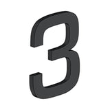 Deltana - 4'' NUMBER 3, E SERIES WITH RISERS, STAINLESS STEEL - Paint Black
