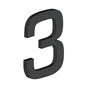 Deltana - 4'' NUMBER 3, E SERIES WITH RISERS, STAINLESS STEEL - Paint Black