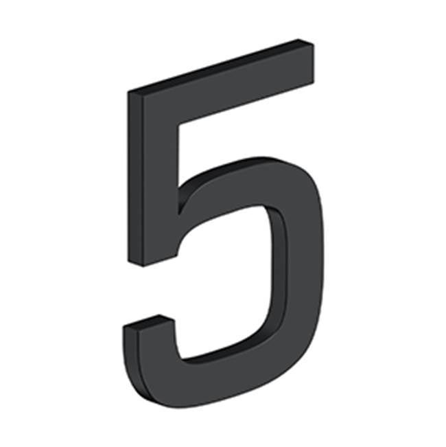 Deltana - 4'' NUMBER 5, E SERIES WITH RISERS, STAINLESS STEEL - Paint Black