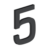 Deltana - 4'' NUMBER 5, E SERIES WITH RISERS, STAINLESS STEEL - Paint Black