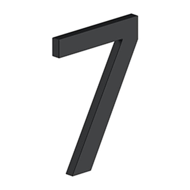 Deltana - 4'' NUMBER 7, E SERIES WITH RISERS, STAINLESS STEEL - Paint Black