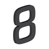 Deltana - 4'' NUMBER 8, E SERIES WITH RISERS, STAINLESS STEEL - Paint Black