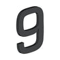 Deltana - 4'' NUMBER 9, E SERIES WITH RISERS, STAINLESS STEEL - Paint Black