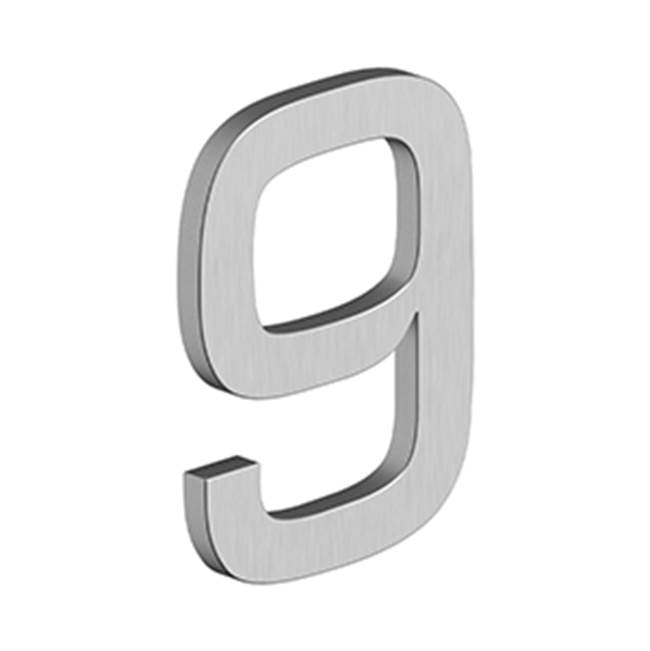 Deltana - 4'' NUMBER 9, E SERIES WITH RISERS, STAINLESS STEEL - Brushed Stainless