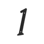 Deltana - 4'' Numbers Zinc Die-Cast, Black - Black
