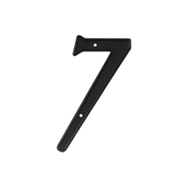 Deltana - 4'' Numbers Zinc Die-Cast, Black - Black