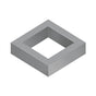 Deltana - Rubber For Universal Square Floor Bumpers - Gray