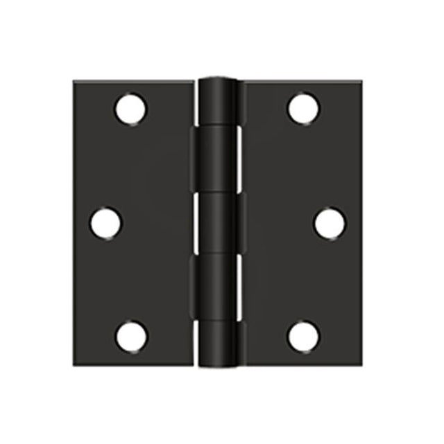 Deltana - 3'' x 3'' Square Hinge - Oil-rubbed Bronze