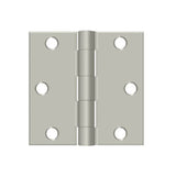 Deltana - 3'' x 3'' Square Hinge - Brushed Nickel