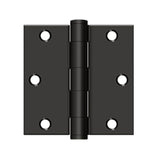 Deltana - 3-1/2'' x 3-1/2'' Square Hinge, HD - Oil-rubbed Bronze