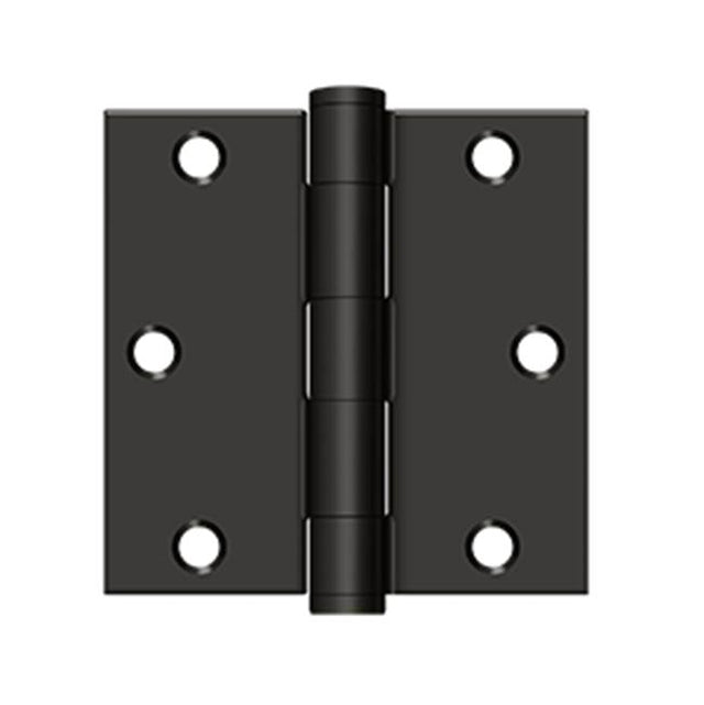Deltana - 3-1/2'' x 3-1/2'' Square Hinge, HD - Oil-rubbed Bronze