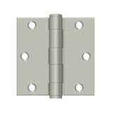 Deltana - 3-1/2'' x 3-1/2'' Square Hinge, HD - Brushed Nickel