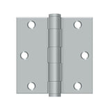 Deltana - 3-1/2'' x 3-1/2'' Square Hinge, HD - Brushed Chrome
