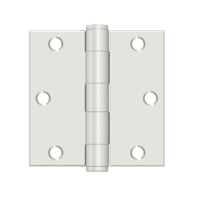 Deltana - 3-1/2'' x 3-1/2'' Square Hinge, HD - Prime Coat White