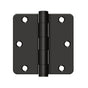 Deltana - 3-1/2'' x 3-1/2'' x 1/4'' Radius Hinge, HD - Oil-rubbed Bronze