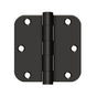 Deltana - 3-1/2'' x 3-1/2'' x 5/8'' Radius Hinge, HD - Oil-rubbed Bronze