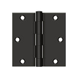 Deltana - 3-1/2'' x 3-1/2'' Square Hinge - Oil-rubbed Bronze