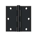 Deltana - 3-1/2'' x 3-1/2'' Square Hinge - Paint Black