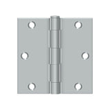 Deltana - 3-1/2'' x 3-1/2'' Square Hinge - Brushed Chrome