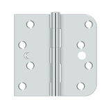 Deltana - 4'' x 4'' x 5/8'' x SQ Hinge - Polished Chrome
