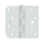Deltana - 4'' x 4'' x 5/8'' x SQ Hinge - Prime Coat White