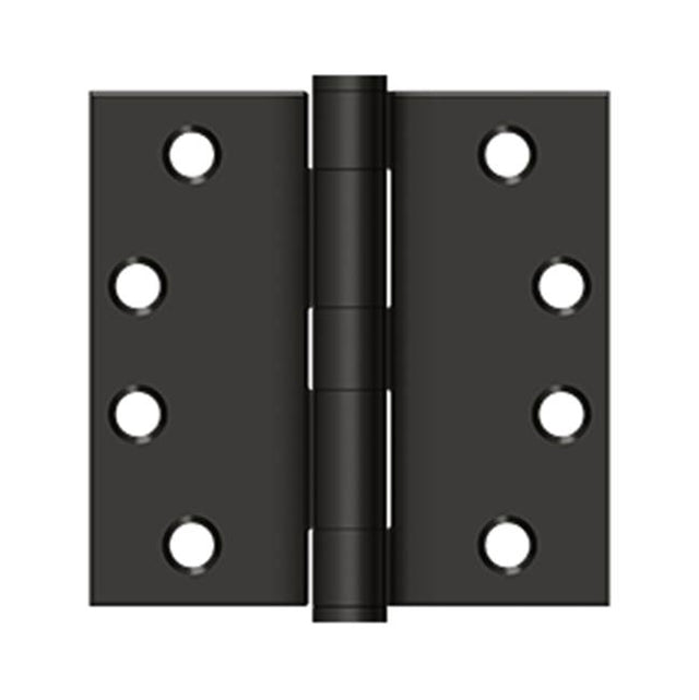 Deltana - 4'' x 4'' Square Hinge, HD - Oil-rubbed Bronze