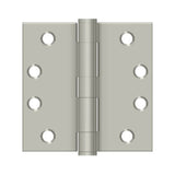 Deltana - 4'' x 4'' Square Hinge, HD - Brushed Nickel